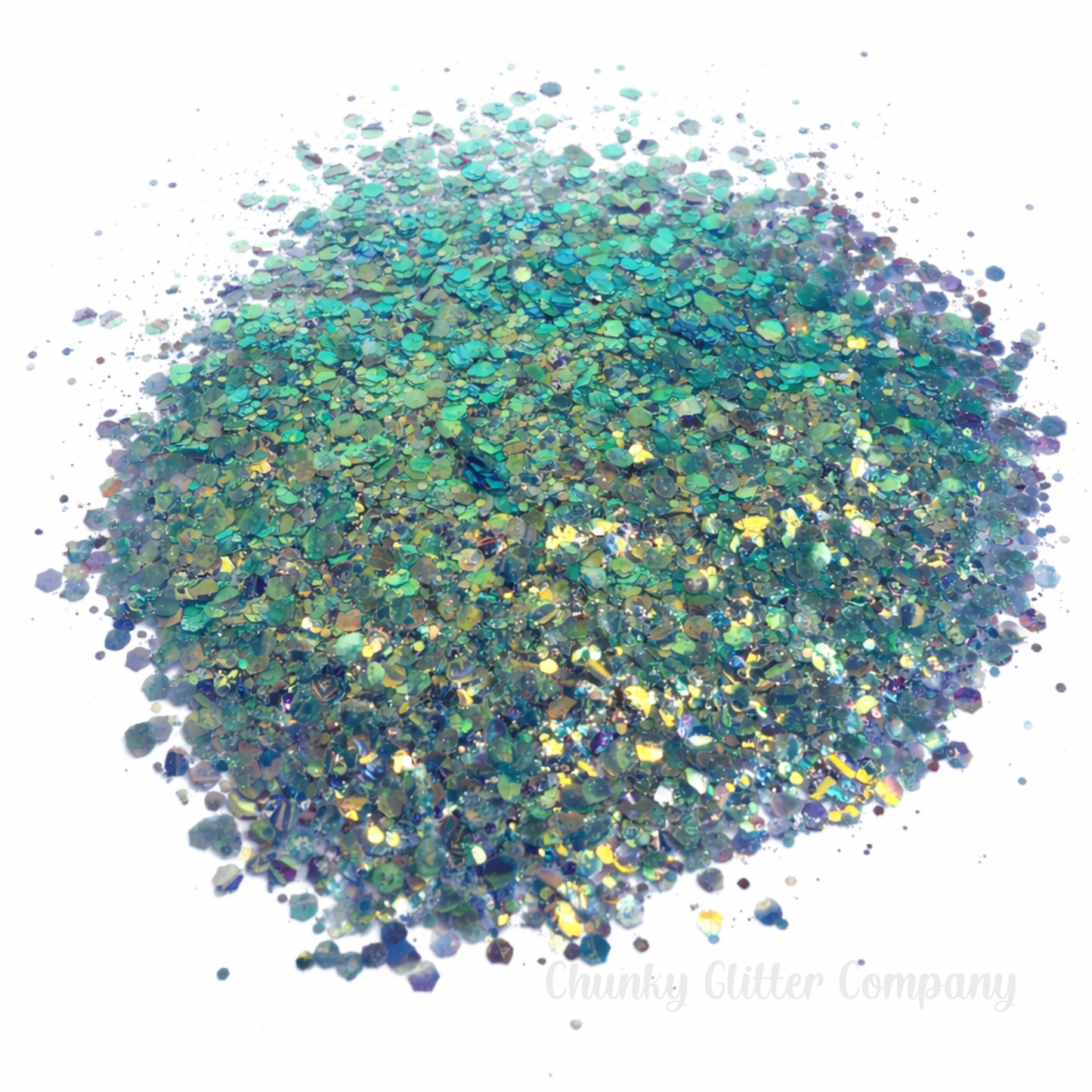 Brynlee | Blue Iridescent Chunky Glitter Mix