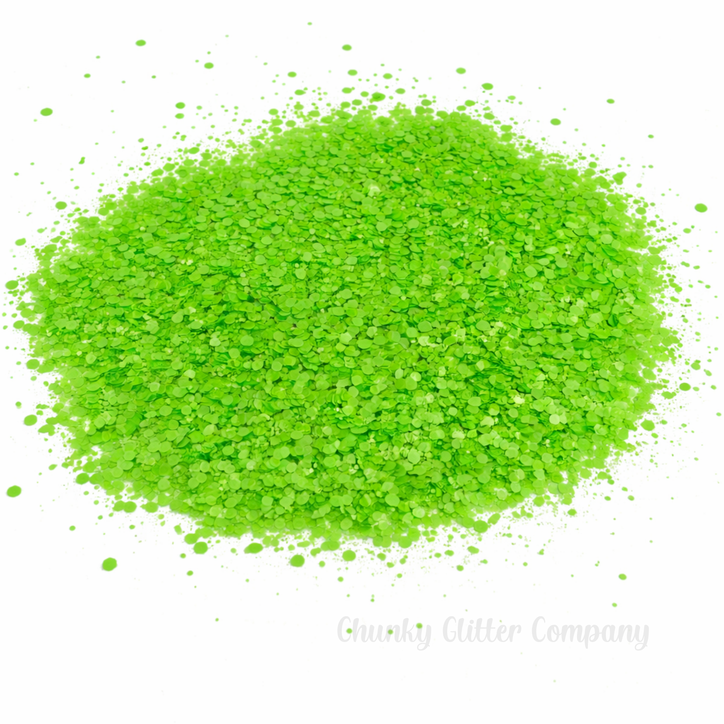 Cruz | Green Matte Fluorescent UV Reactive Chunky Glitter Mix