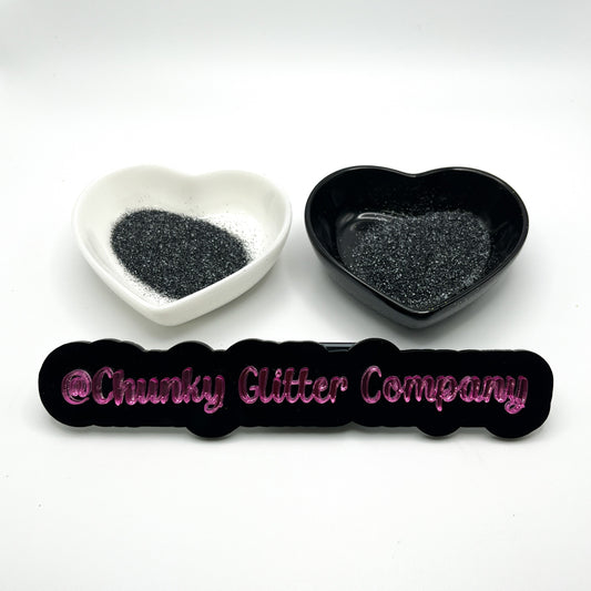 Xander | Black/Silver/White Metallic/Iridescent Custom Extra Fine Glitter Mix