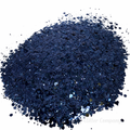 Navy blue chunky glitter on a white background with branding "Chunky Glitter Company"