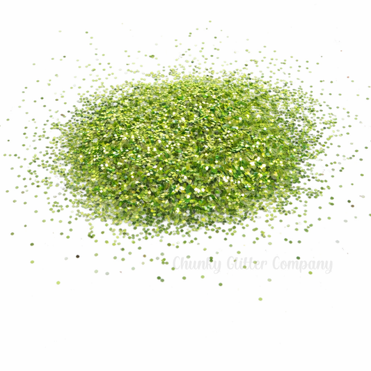 Deidre | Green Metallic Medium Glitter