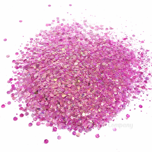 Jayne | Light Purple Iridescent Chunky Glitter Mix